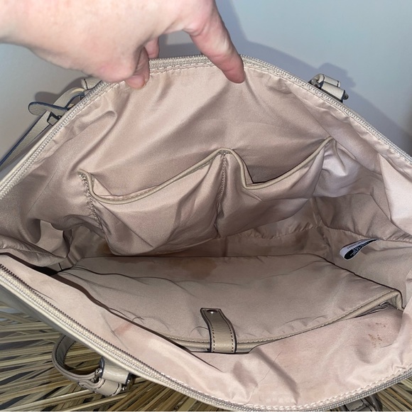 Nine West Tote Laptop Bag in Beige - Picture 10 of 11